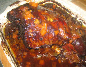 Gigot d'agneau de 7 heures aux épices de Noël