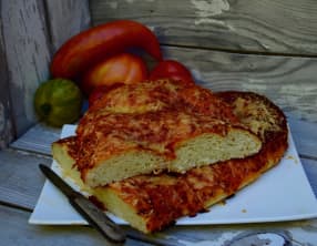 Fougasse pizza