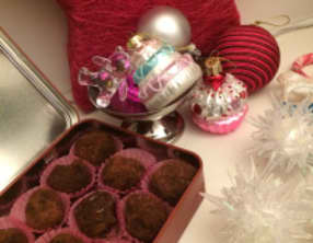 Truffes à la grenadine