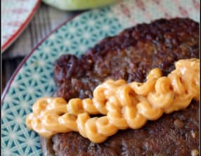 Galettes de lentilles vertes