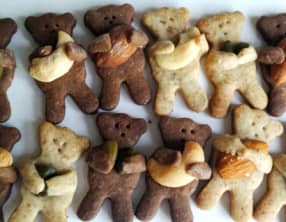 Les sablés oursons au praliné