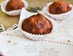 Truffes pralinoise et noisette croquante