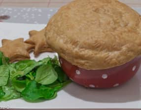 Feuilletés de saint jacques aux cêpes