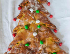 Arbre de Noël version brioche suisse