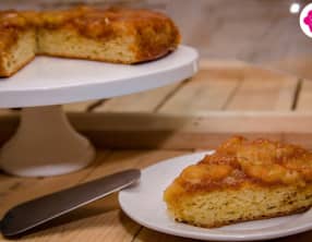 Gâteau renversé à la banane