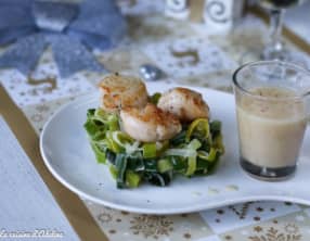 Noix de Saint Jacques sauce champagne