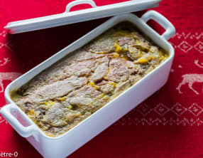 Terrine de foie gras aux pommes