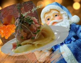 Terrine de mousse de saumon fumé aux épices