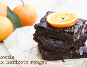 Brownie végétal aux haricots rouges