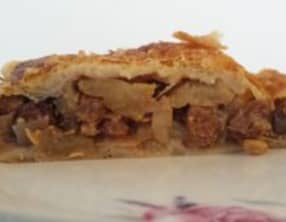 Strudel aux pommes épicées