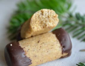 Bûchettes aux noisettes et au café