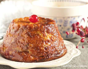 Pudding aux fruits confits