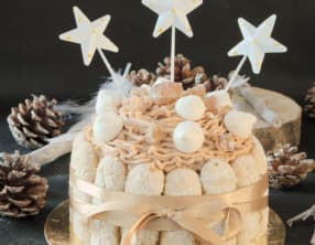 La charlotte aux marrons et aux poires.