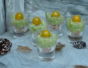 Verrine crevettes – avocat