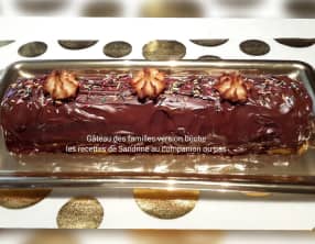 Gâteau des familles façon bûche