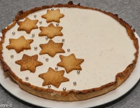 Tarte étoilée à la panna cotta