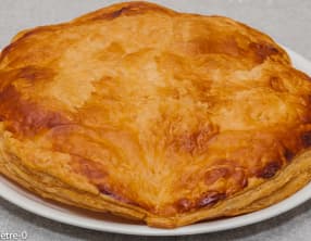 Galette des rois poires, châtaignes, miel, orange