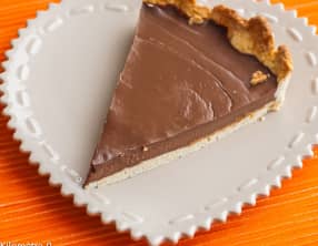 Tarte au chocolat ultra fondante