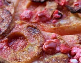 Pralines rose et tarte aux pommes