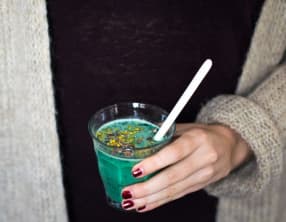 Smoothie énergisant à la spiruline