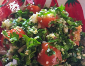 Le taboulé libanais aux herbes