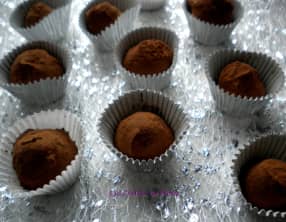 Truffes au chocolat de Noël, version express