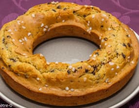 Couronne facile orange chocolat