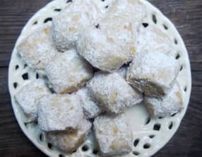 Biscuits à la vanille.