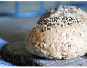 Petits pains aux 6 céréales à la farine pour pain Soubry