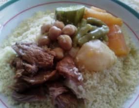 Mini couscous sauce blanche