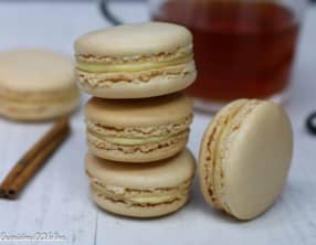 Macarons aux épices de Noël