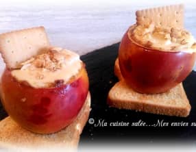 Pommes coeurs cheesecake