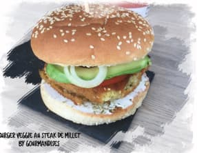 Burger au steak de millet