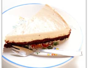 Cheesecake vegan bergamote et poire