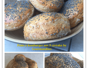 Pains à hamburger aux 5 céréales