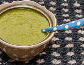 Soupe de petits pois au fenouil et au poireau