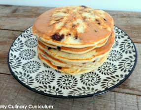 Pancakes aux pépites de chocolat