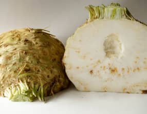 Céleri cuit de deux façons