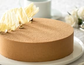 Entremets noisettes et praliné