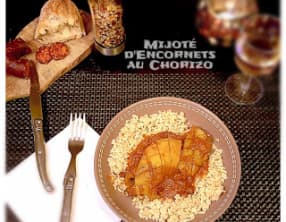 Mijoté d'encornets au chorizo pour se rechauffer