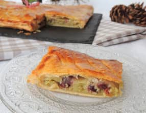 Galette des rois pistache griotte