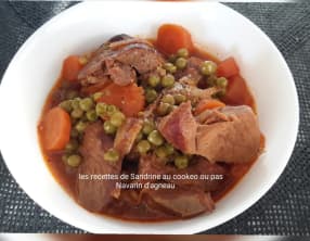 Navarin d'agneau petits pois, carottes