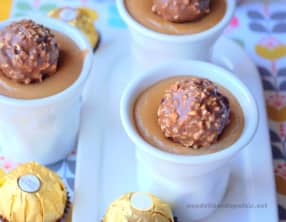 Crèmes au Ferrero Rocher facile