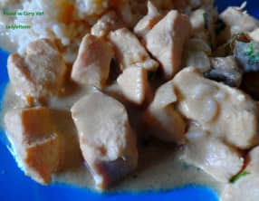 Poulet au curry vert