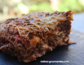 Lasagnes au confit de canard et girolles