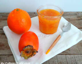 Confiture kakis oranges