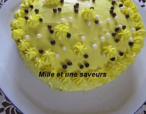 Victoria sponge cake au lemon curd