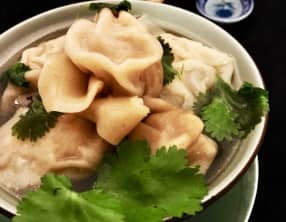 Soupe Wan Tan à notre façon