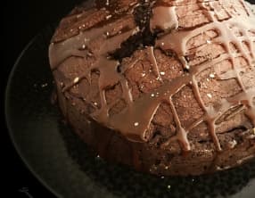 Gâteau au chocolat à la fleur de sel