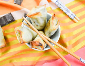 Nems banane chocolat